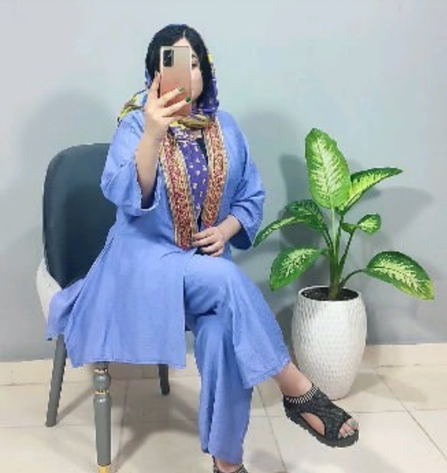 مانتو شلوار نوار نگینی